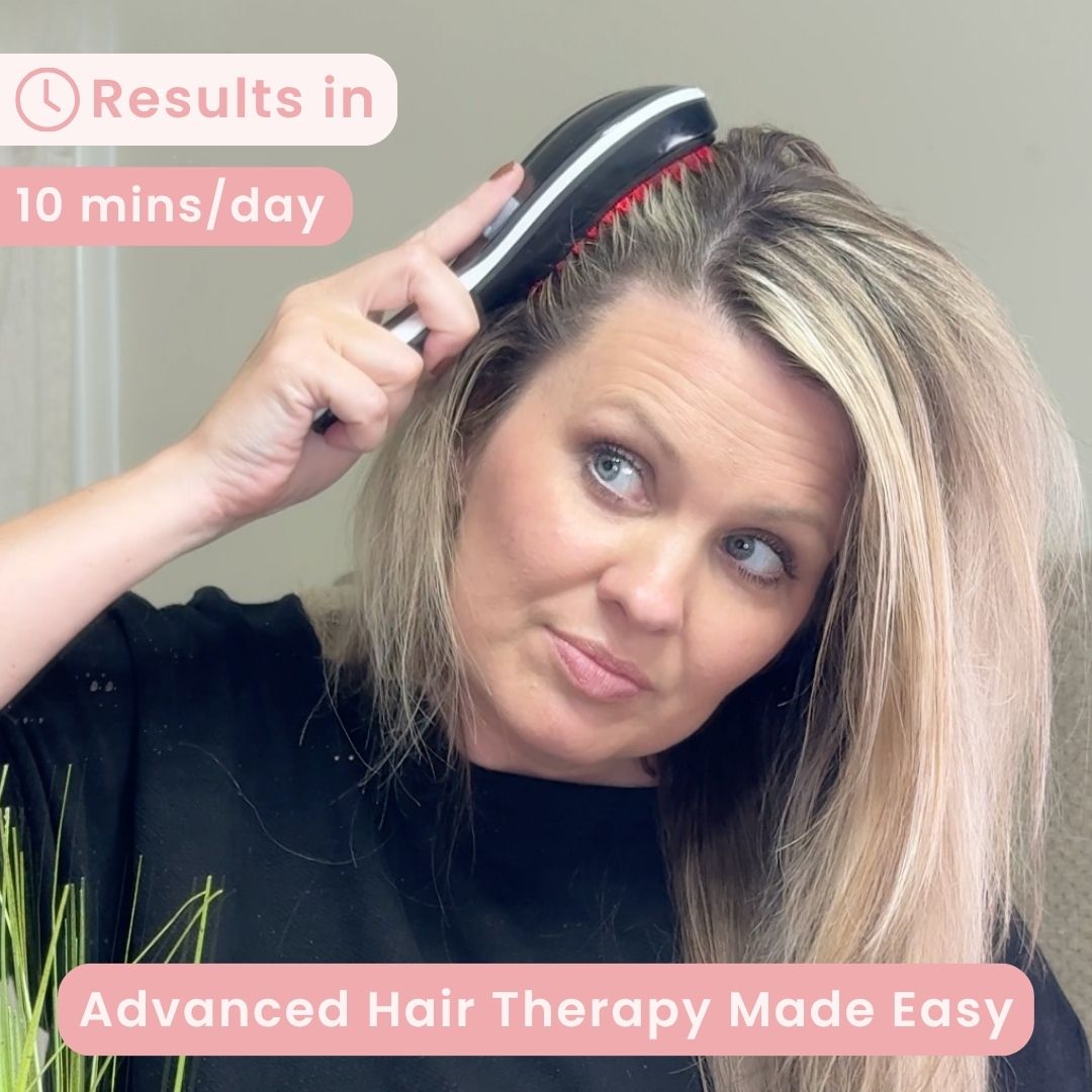 4-in-1 Scalp Massager & Red Light Hair Brush